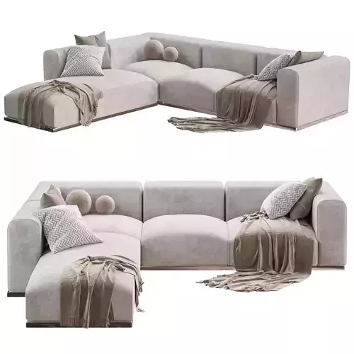 Braid Mahy Sectional Sofa 3D model