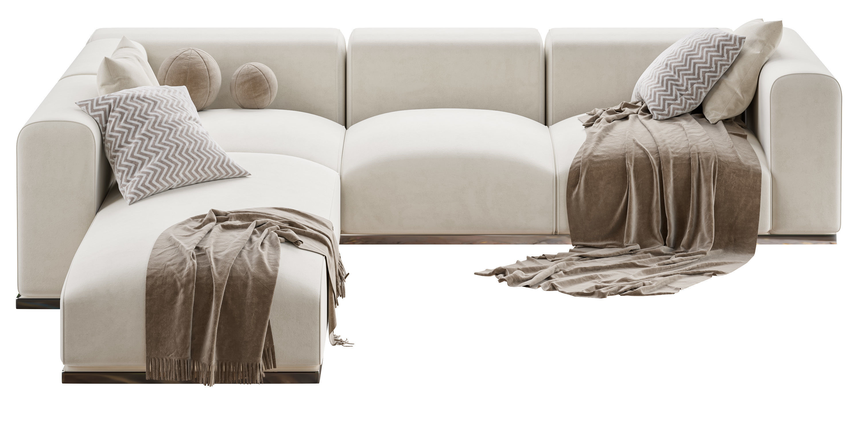 Braid Mahy Sectional Sofa 3D model_11