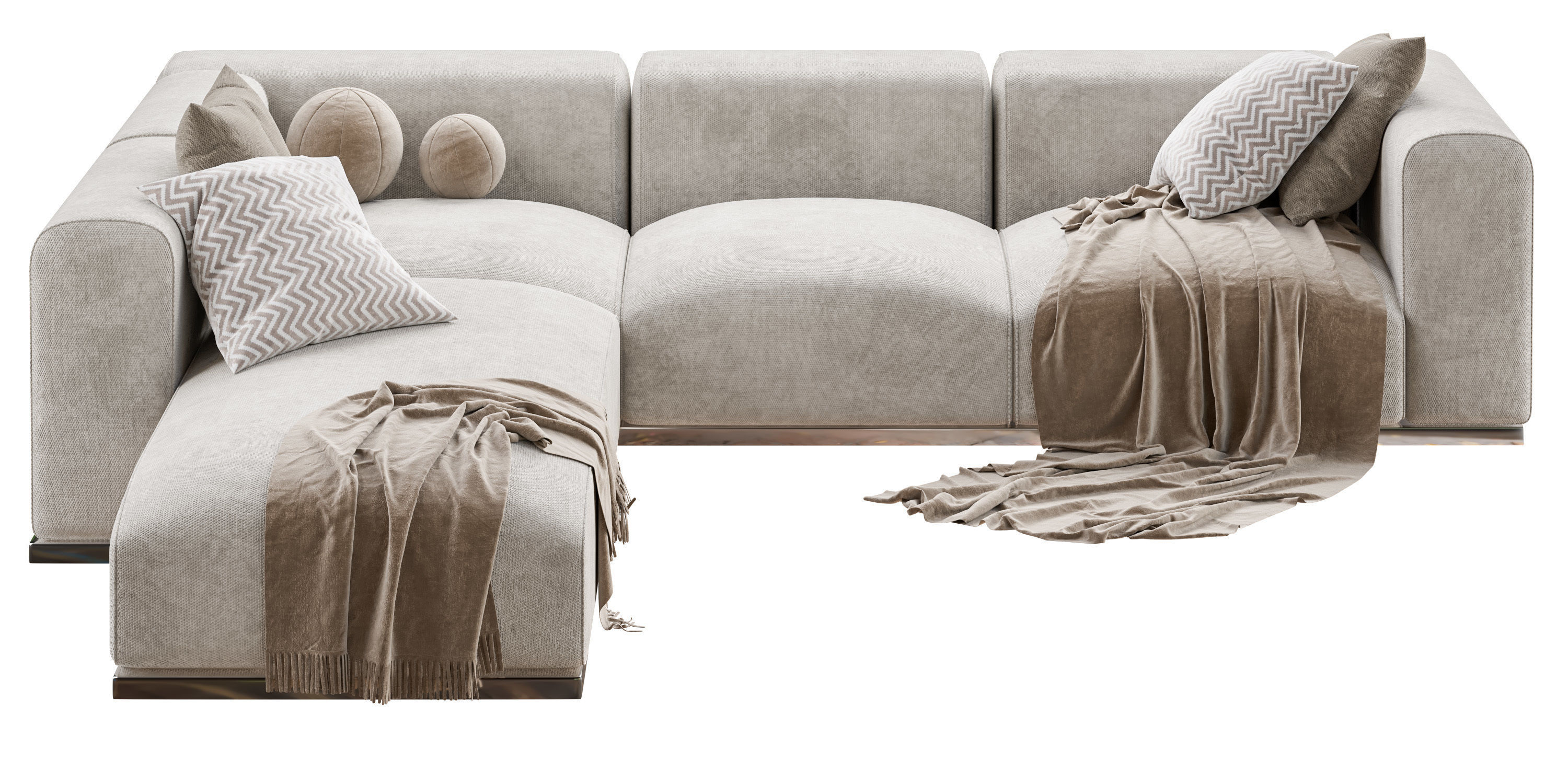 Braid Mahy Sectional Sofa 3D model_10