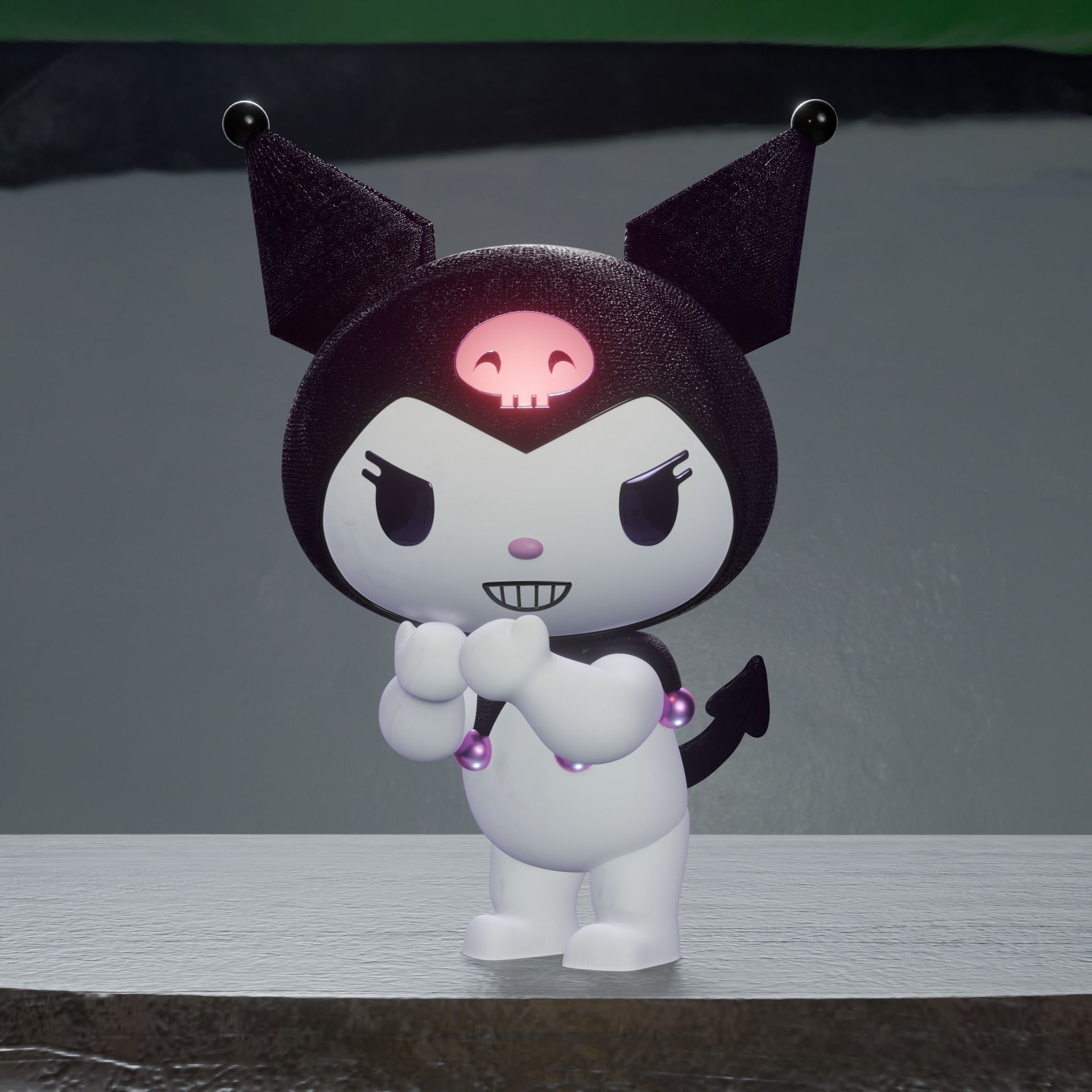 KUROMI PACK I x4 3D print model_8