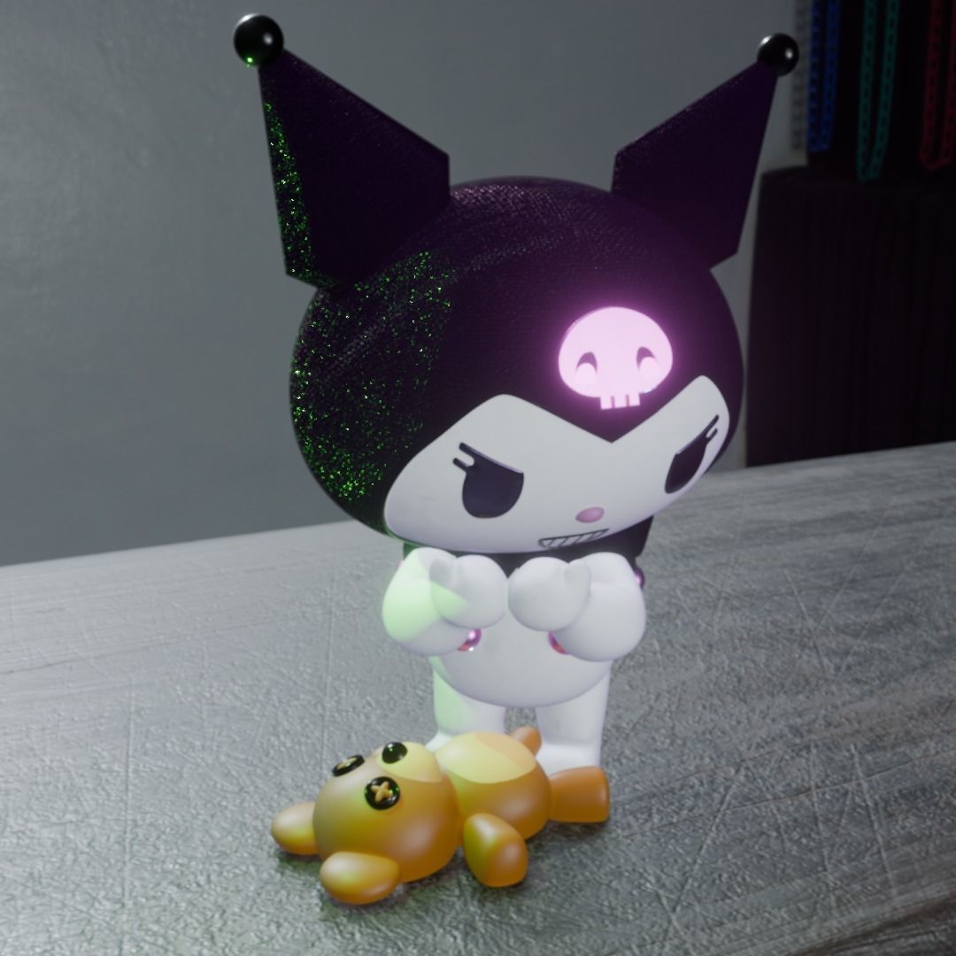 KUROMI PACK I x4 3D print model_11