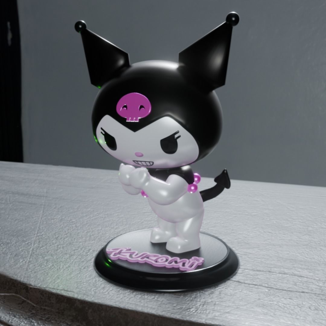 KUROMI PACK I x4 3D print model_14