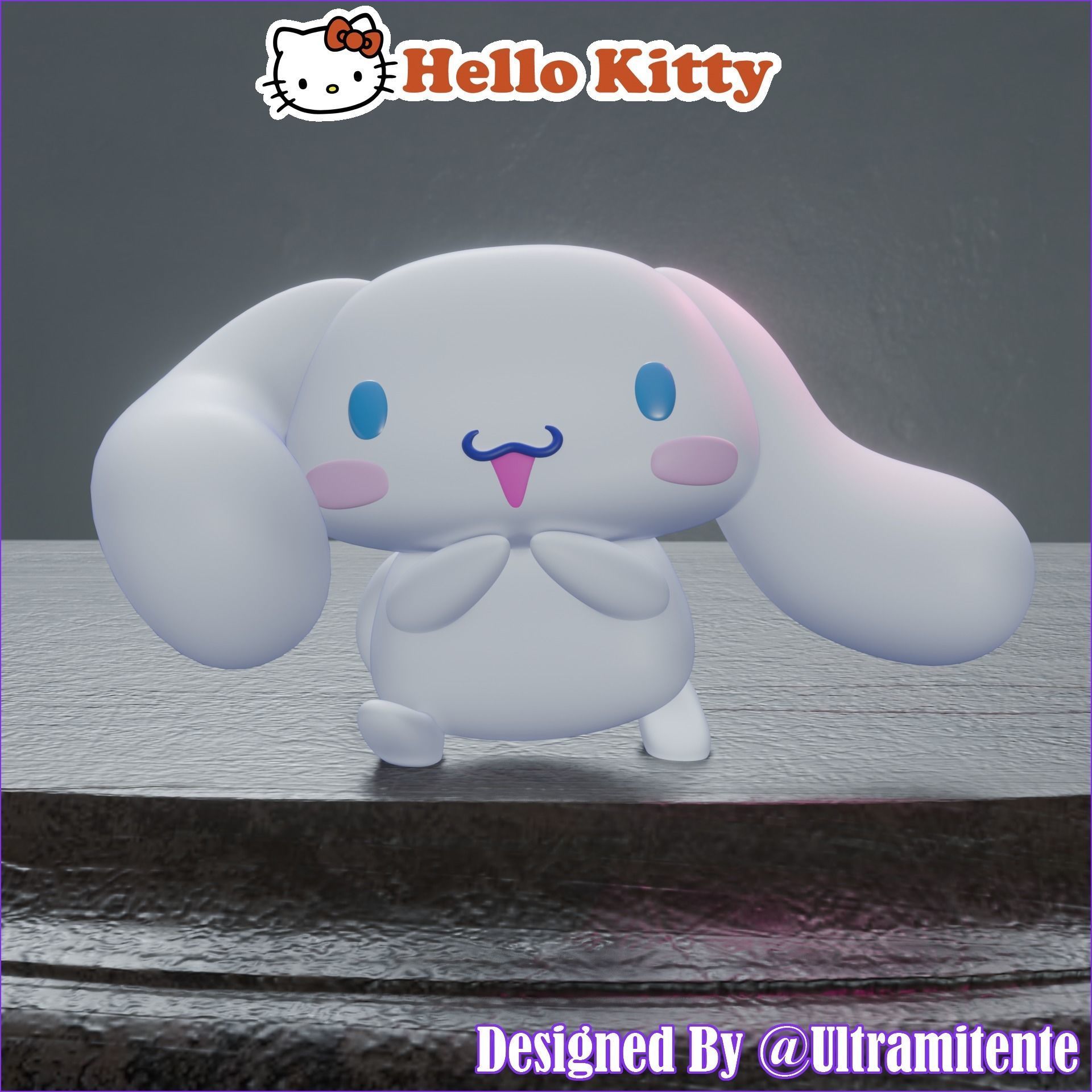 CINNAMOROLL PACK I 3D print model_6