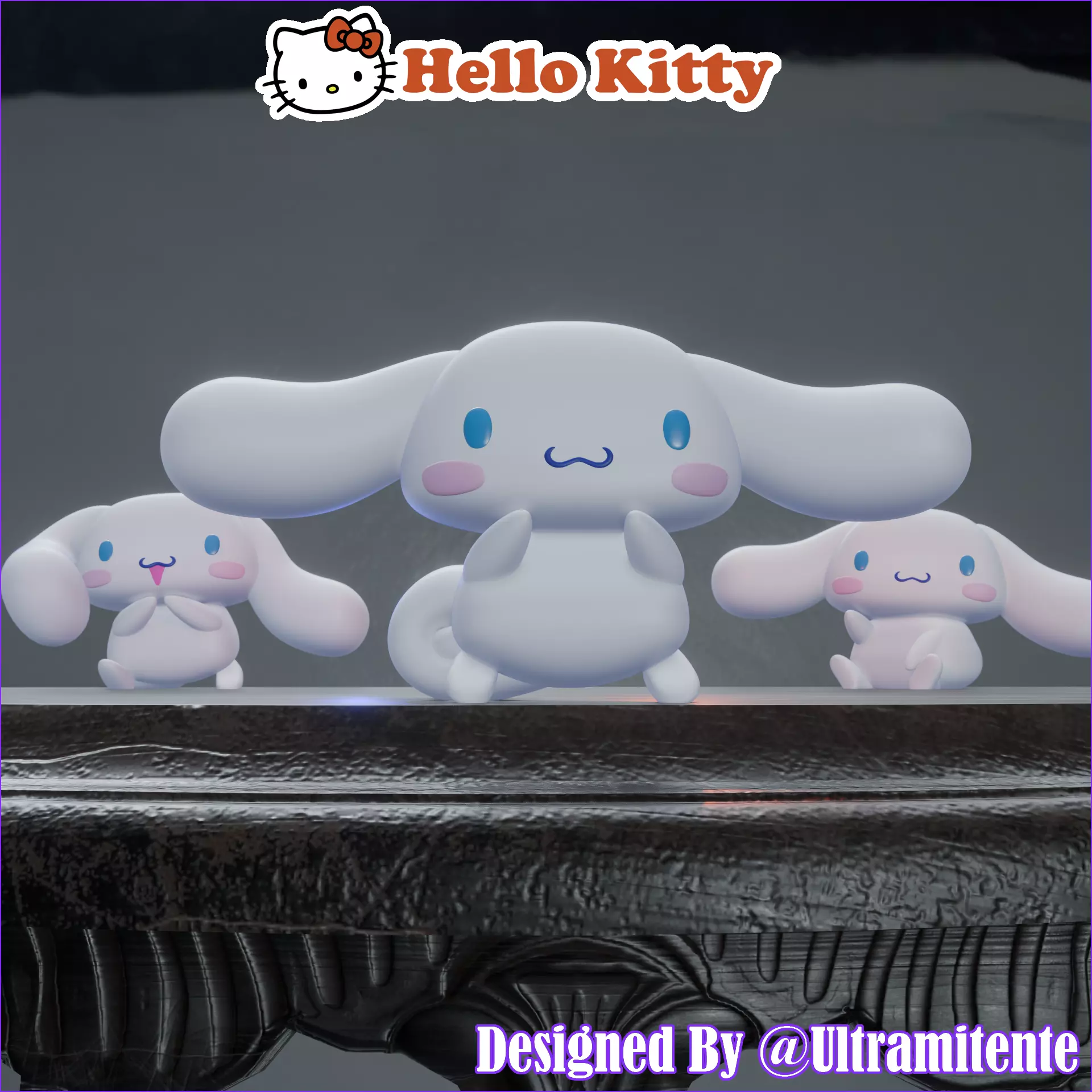 CINNAMOROLL PACK I 3D print model_0