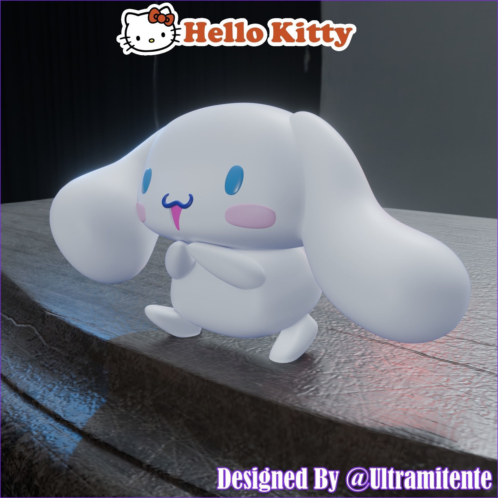 CINNAMOROLL PACK I 3D print model_7