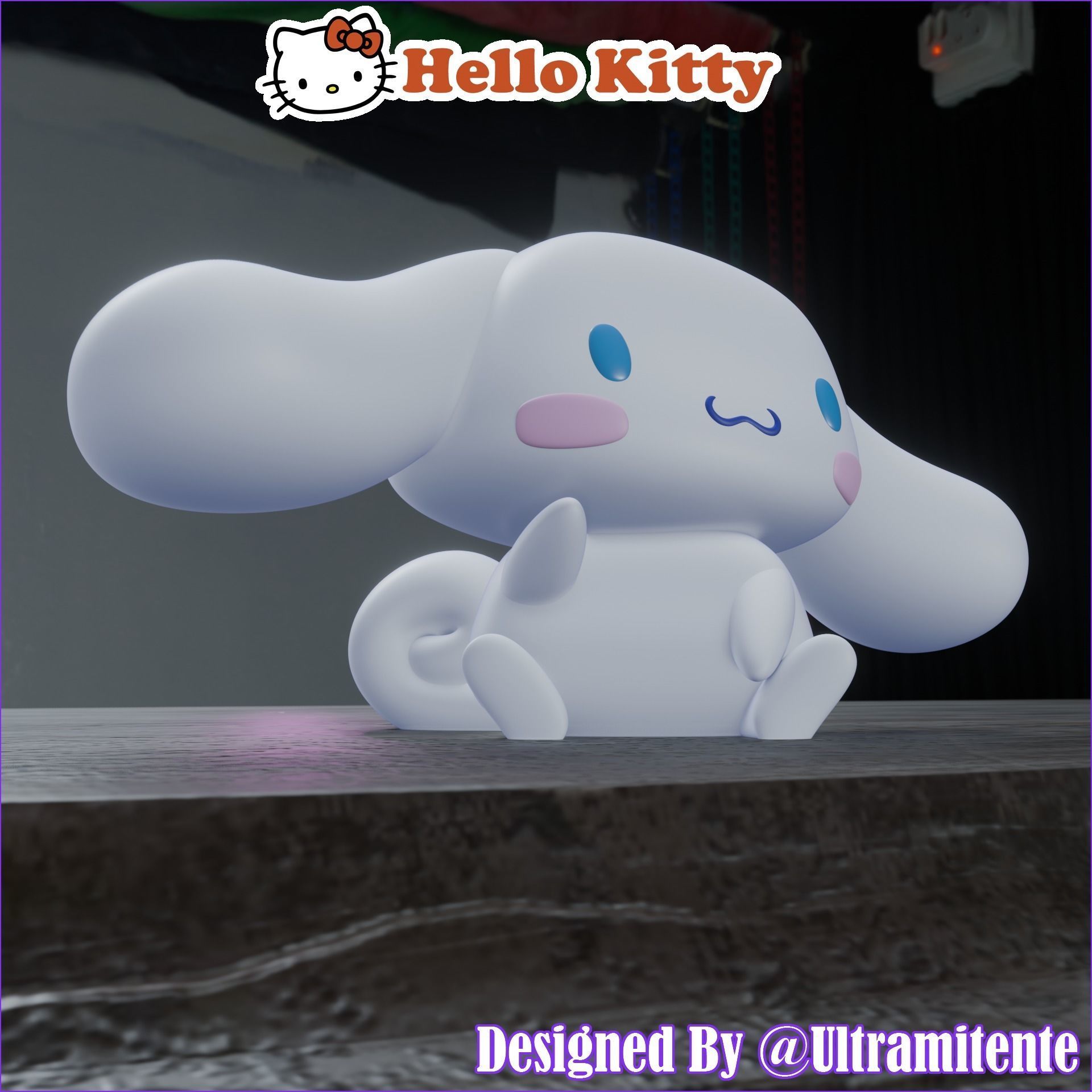 CINNAMOROLL PACK I 3D print model_9