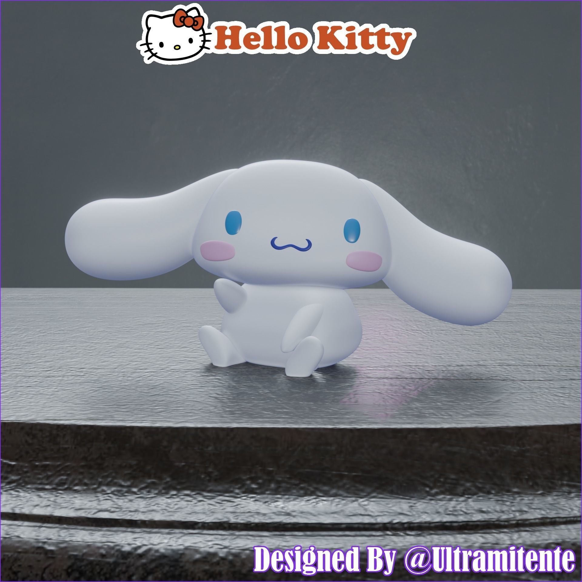CINNAMOROLL PACK I 3D print model_8