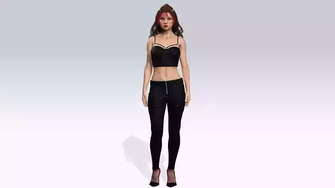 Sexy girl - Fully Rigged