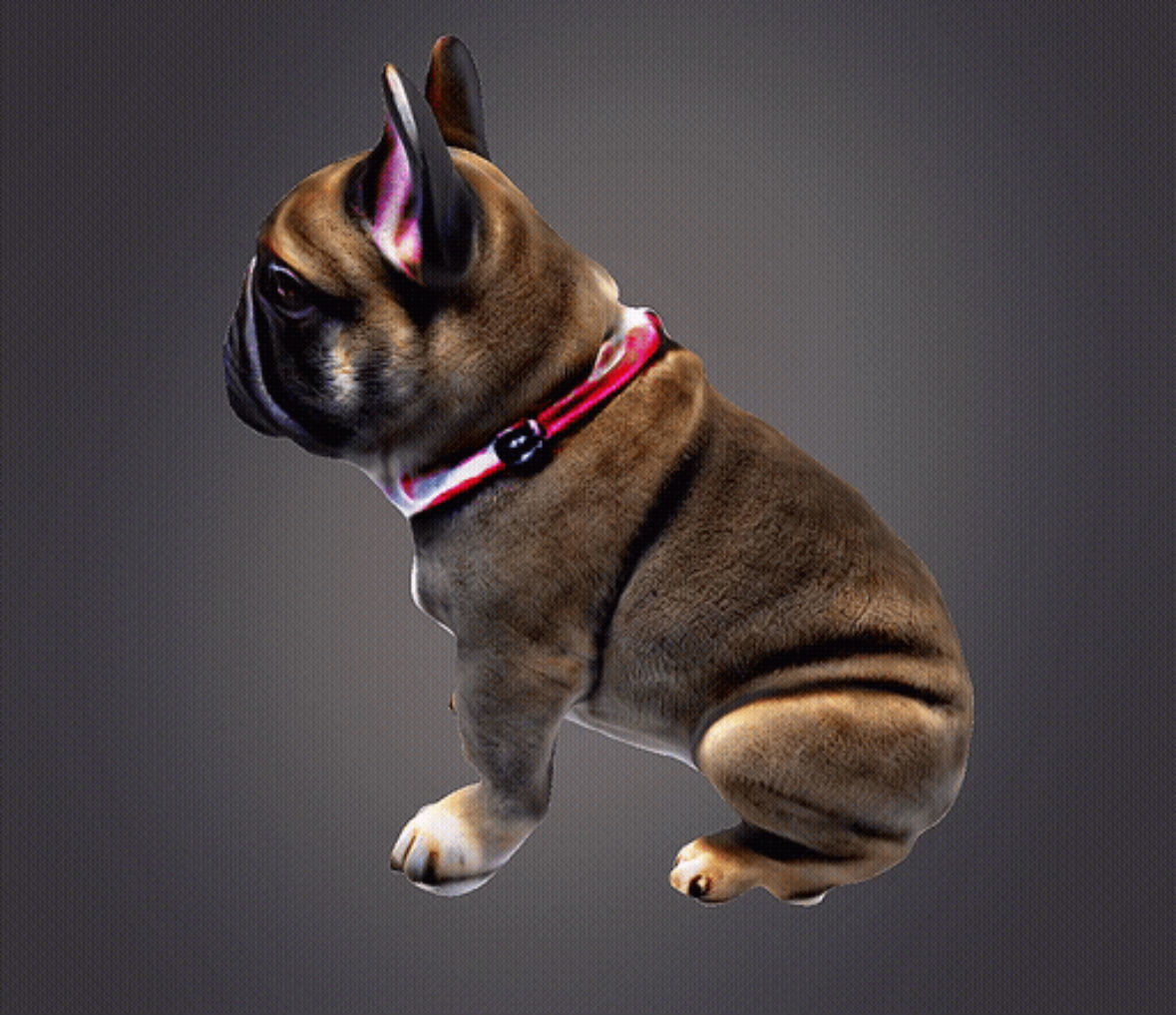 French bulldog 3D print model_4