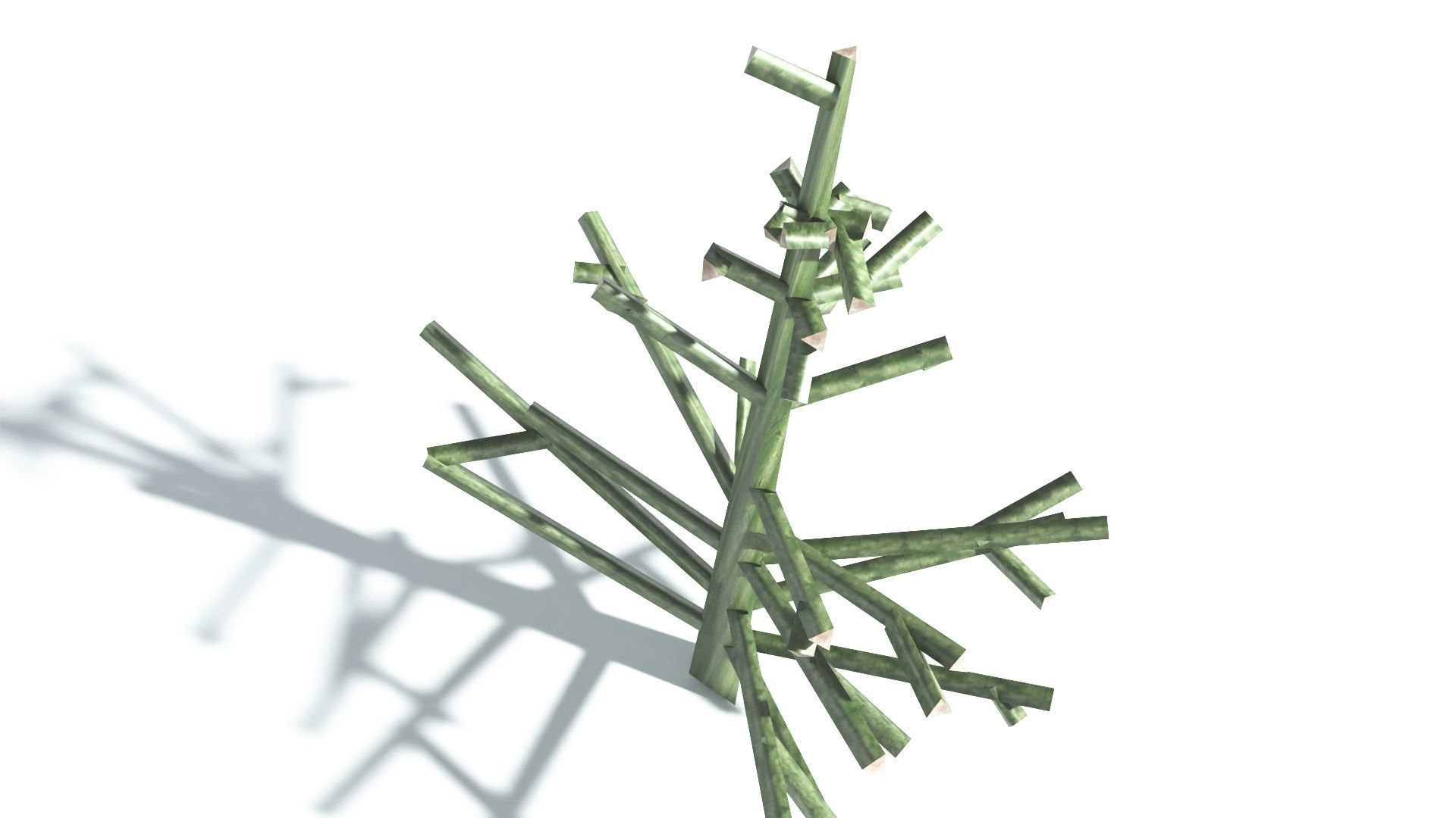 EVERYPlant Portia Tree LowPoly 3 --14 Models-- Low-poly 3D model_28