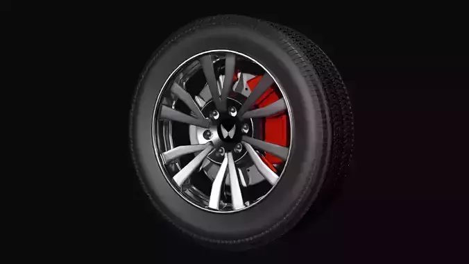 Scorpio N alloy wheel