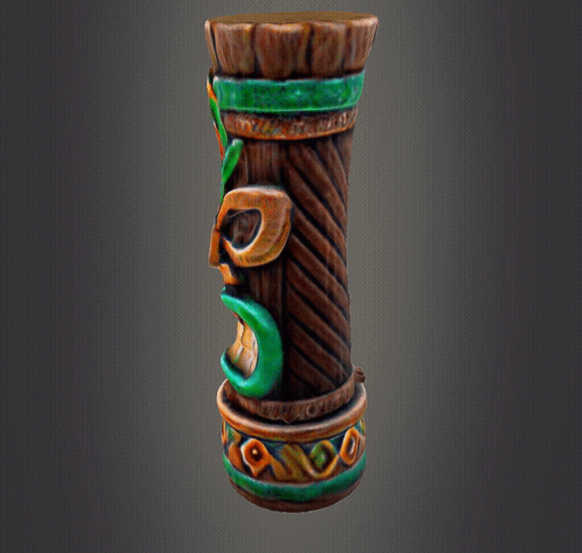 Tiki decor 3D print model_5