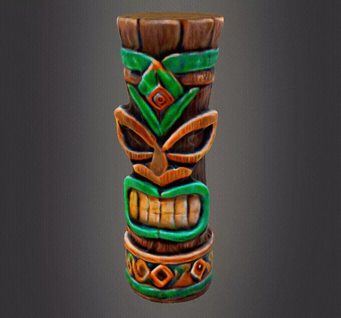Tiki decor 3D print model_0