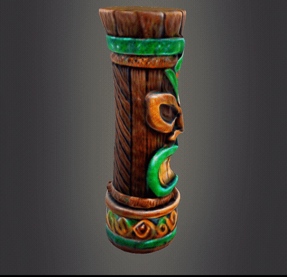 Tiki decor 3D print model_4