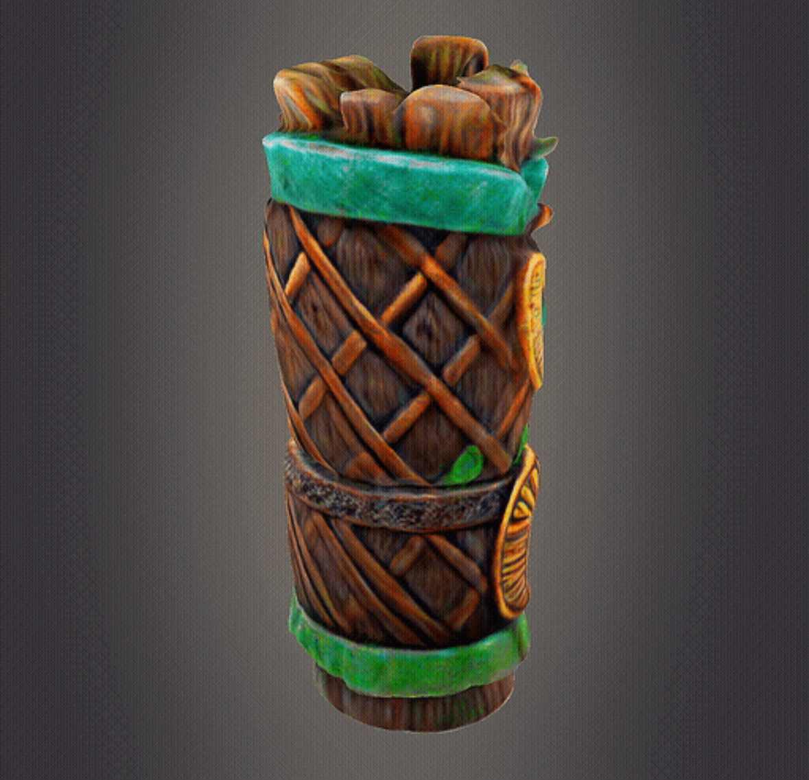 Tiki decor 3D print model_1