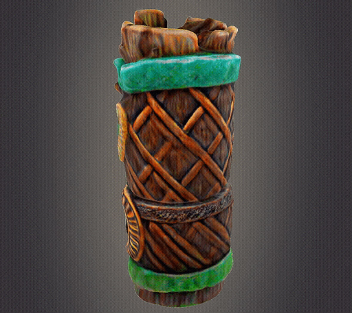 Tiki decor 3D print model_2