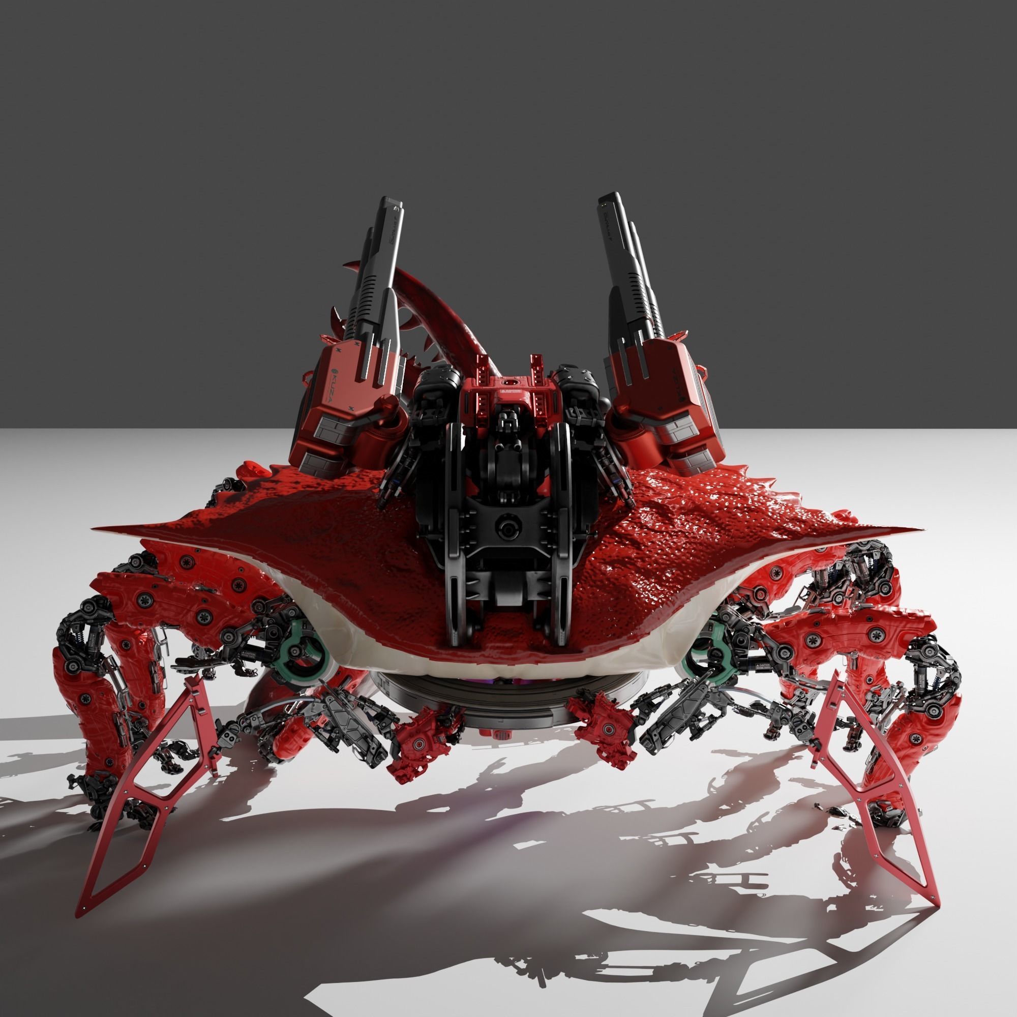 Carb-War-Robot-Cyberpunk 3D model_5