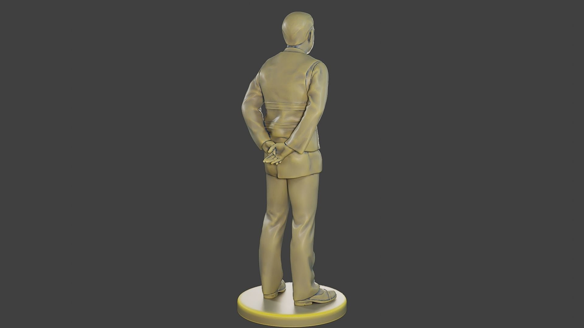 Male Security reflective vest MSRV 004 3D print model_7