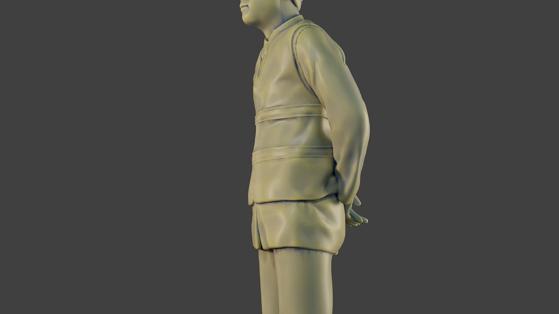 Male Security reflective vest MSRV 004 3D print model_17