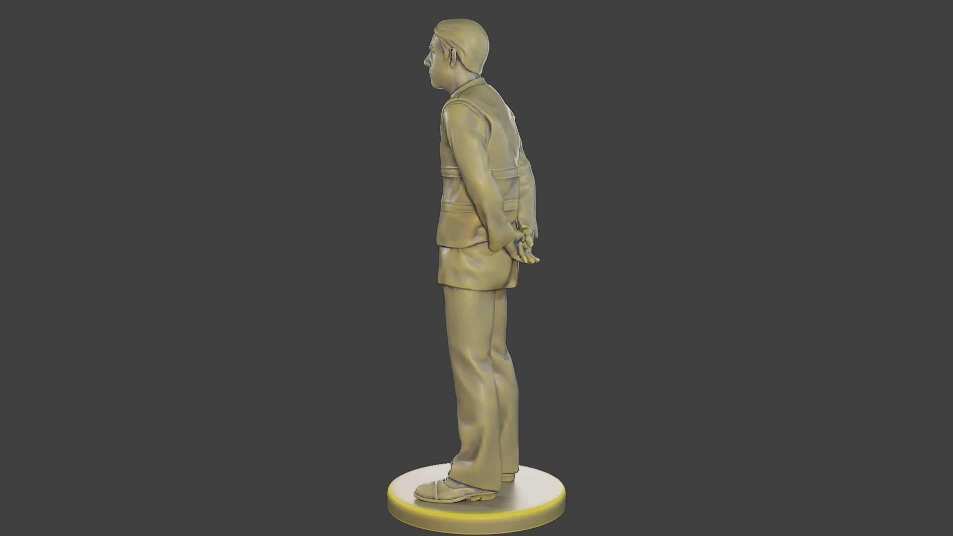 Male Security reflective vest MSRV 004 3D print model_4