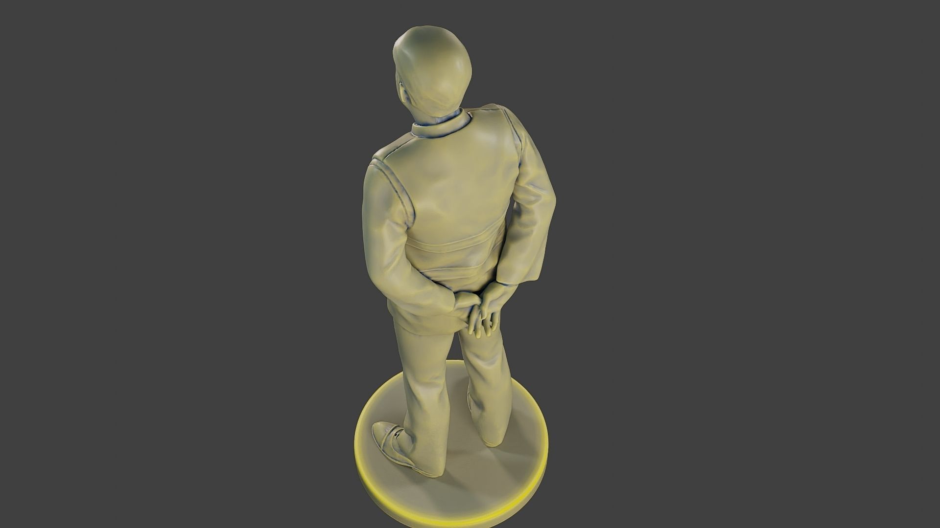 Male Security reflective vest MSRV 004 3D print model_15