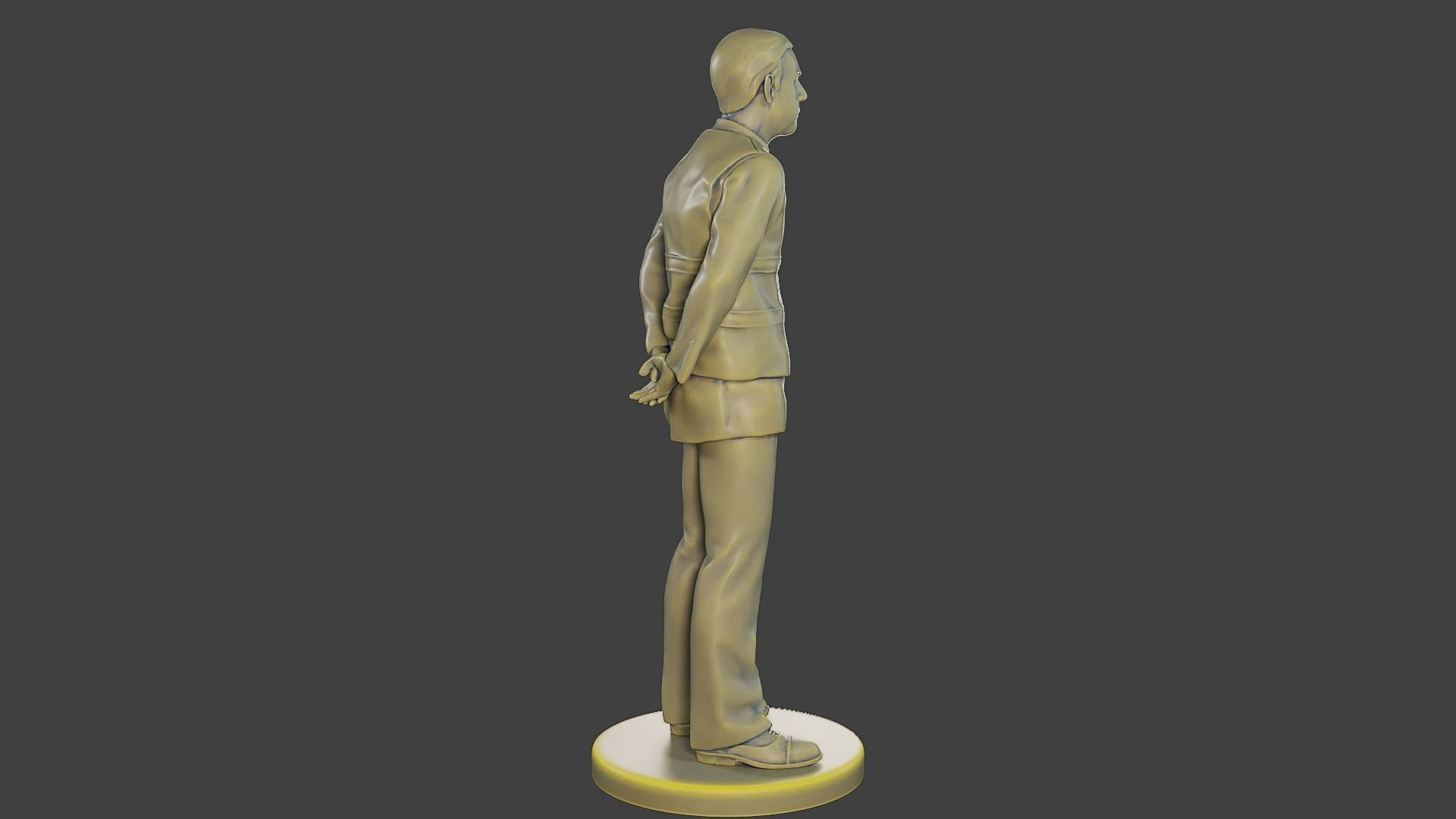 Male Security reflective vest MSRV 004 3D print model_8