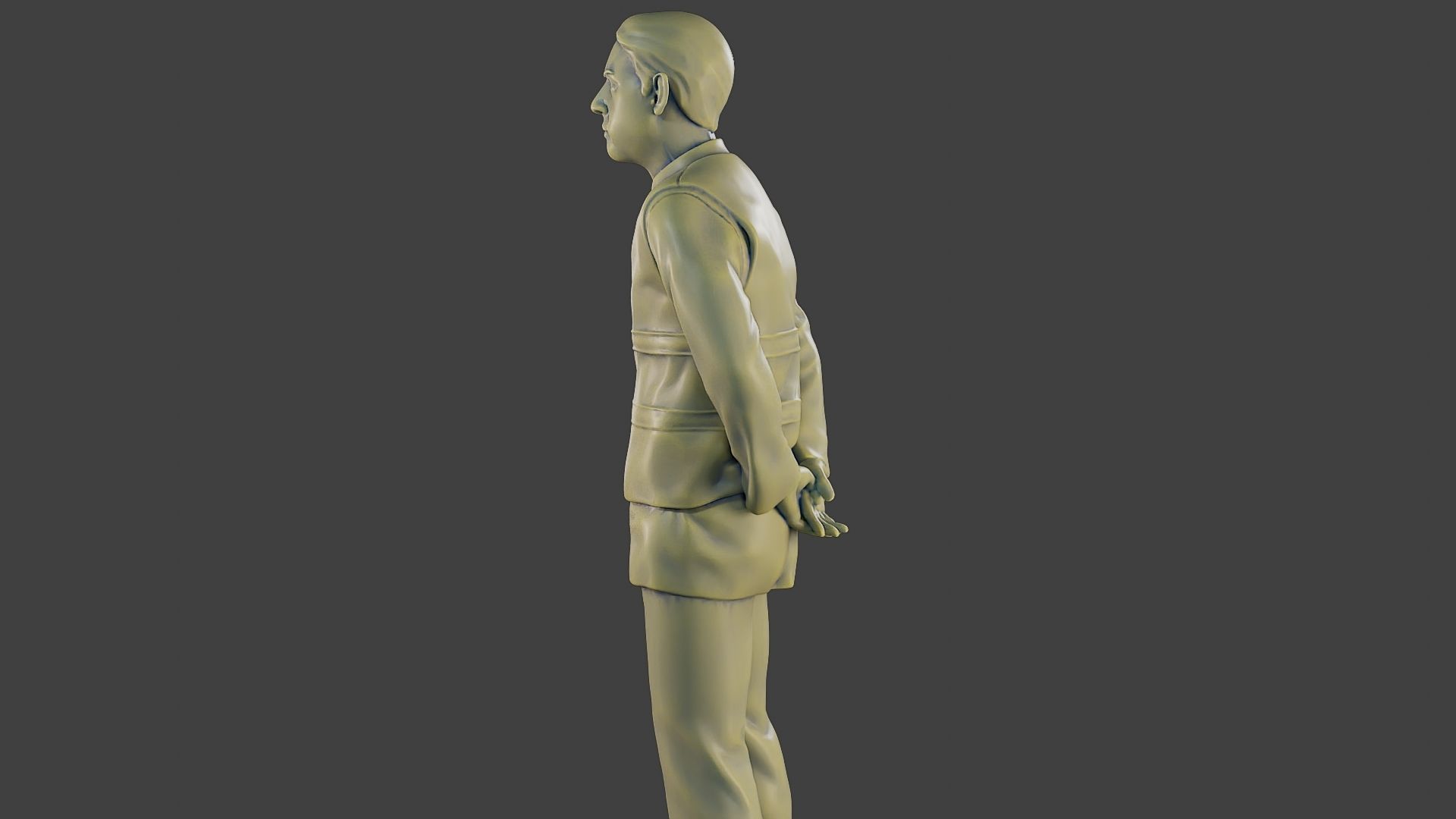 Male Security reflective vest MSRV 004 3D print model_26