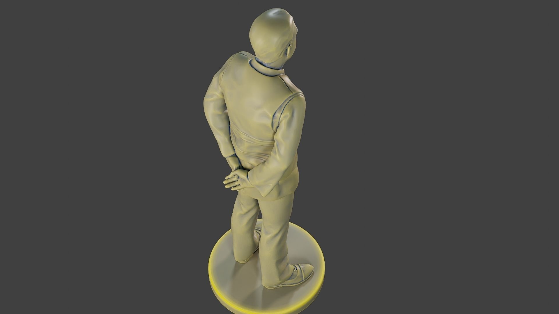 Male Security reflective vest MSRV 004 3D print model_22