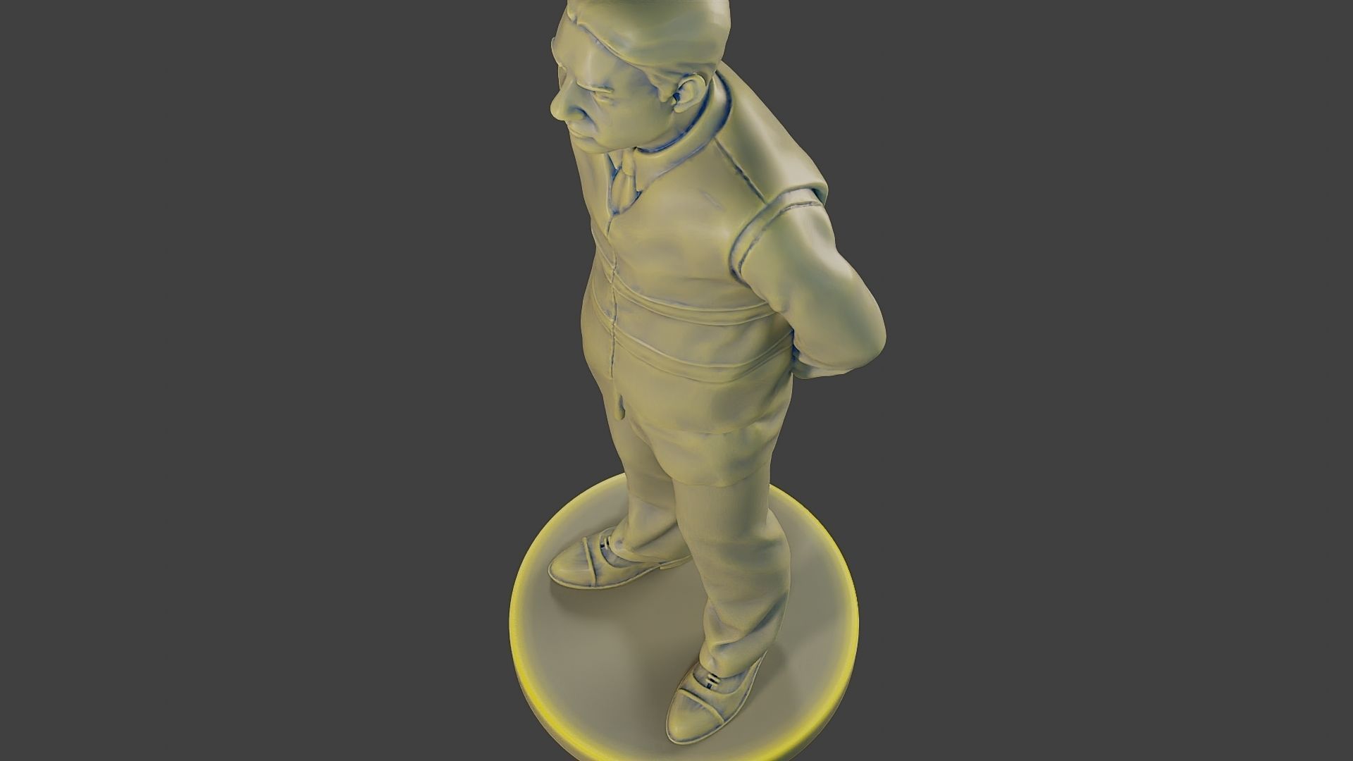 Male Security reflective vest MSRV 004 3D print model_16