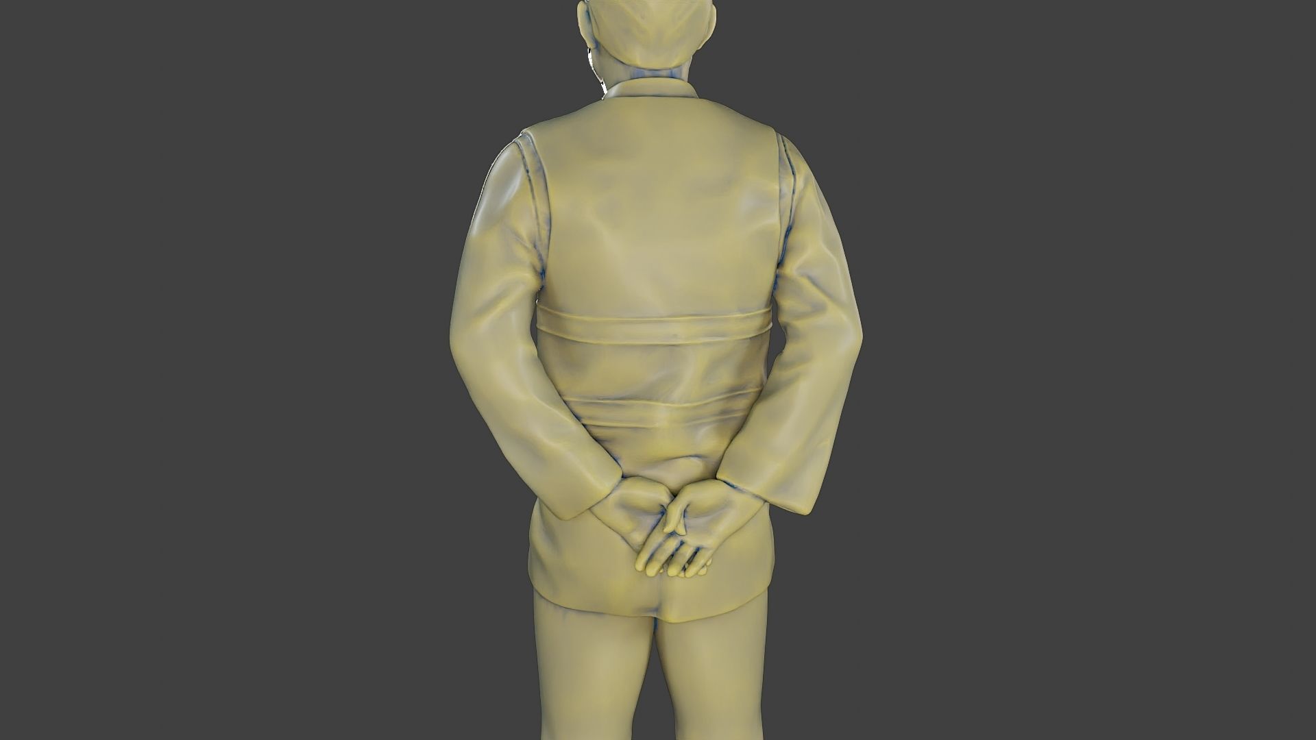 Male Security reflective vest MSRV 004 3D print model_21