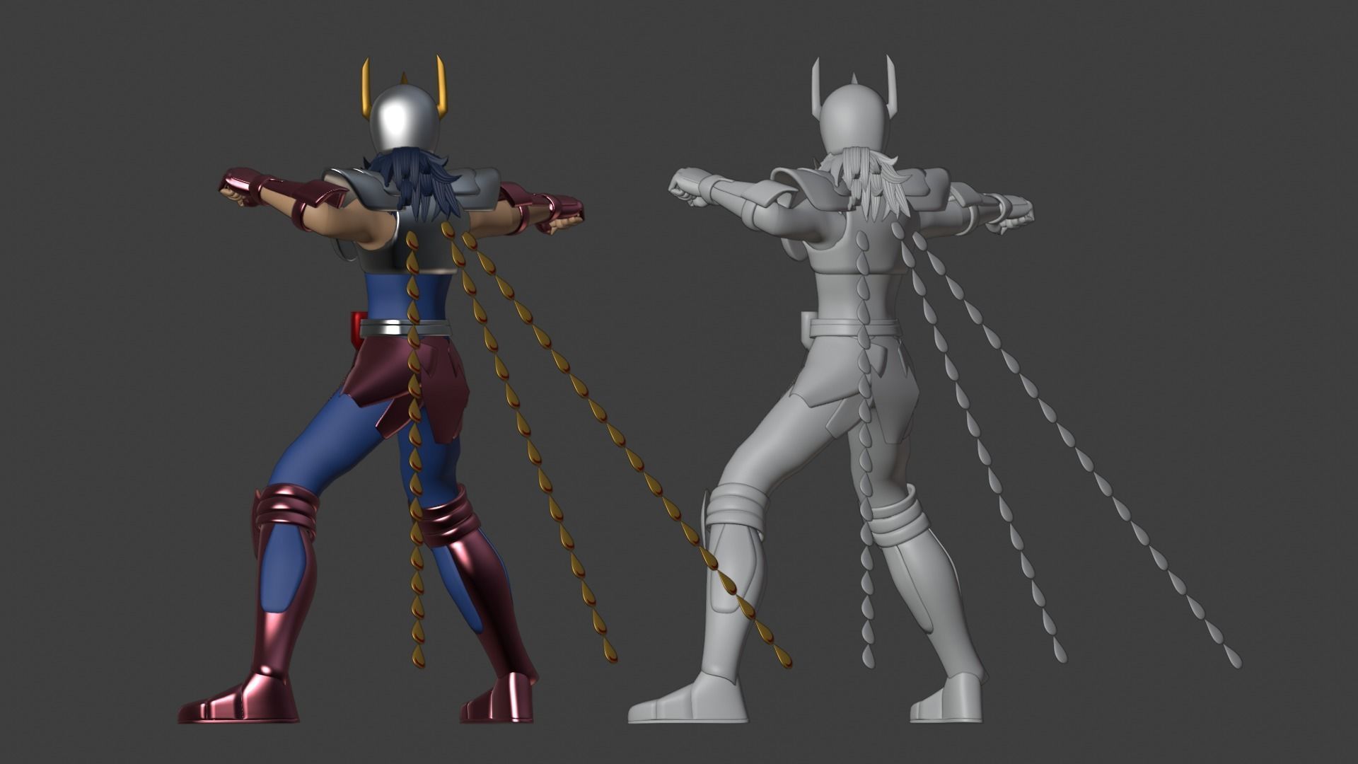 Phoenix Ikki - Saint Seiya 3D model_22