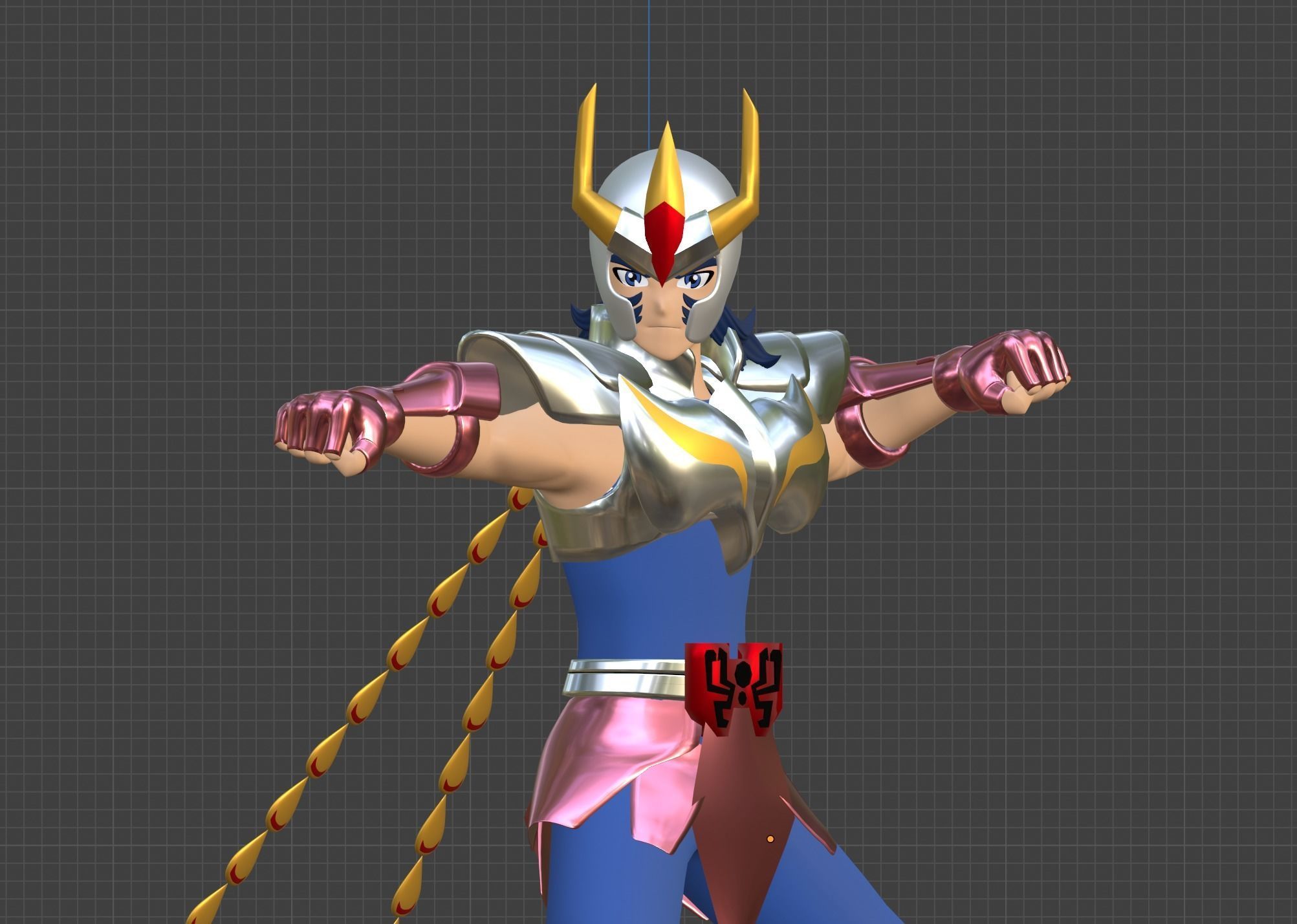 Phoenix Ikki - Saint Seiya 3D model_11