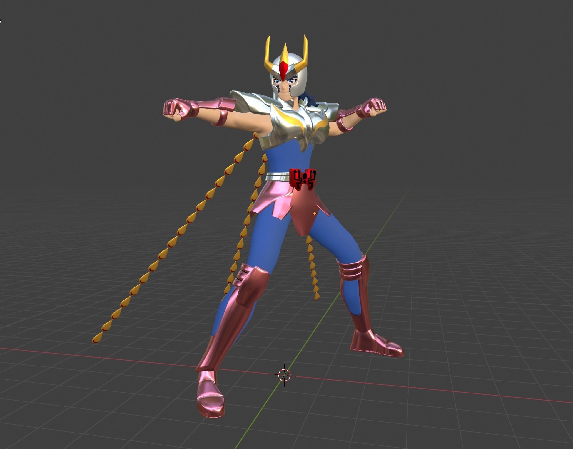 Phoenix Ikki - Saint Seiya 3D model_7