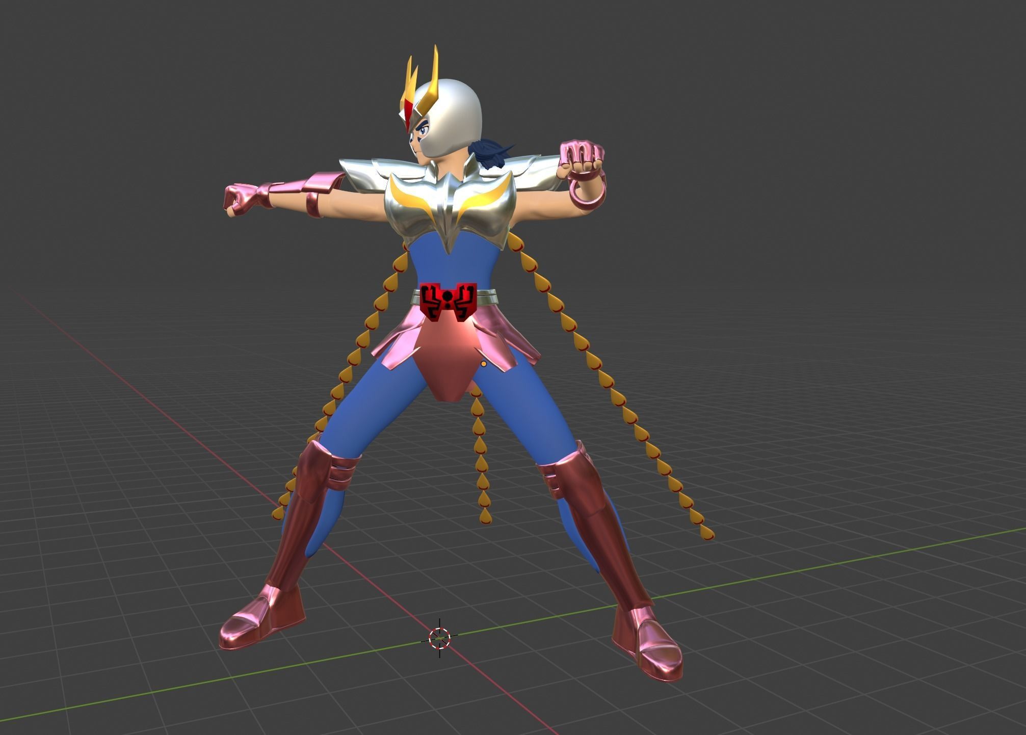 Phoenix Ikki - Saint Seiya 3D model_8