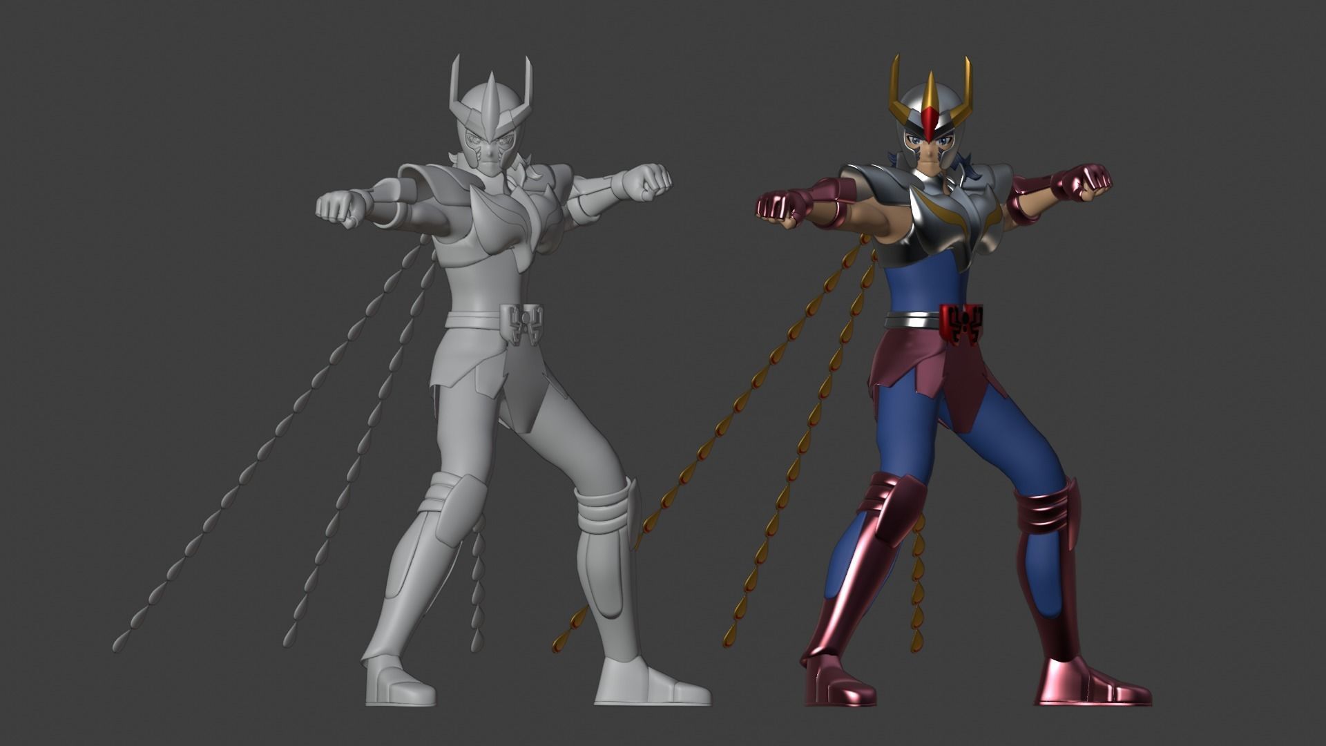 Phoenix Ikki - Saint Seiya 3D model_21