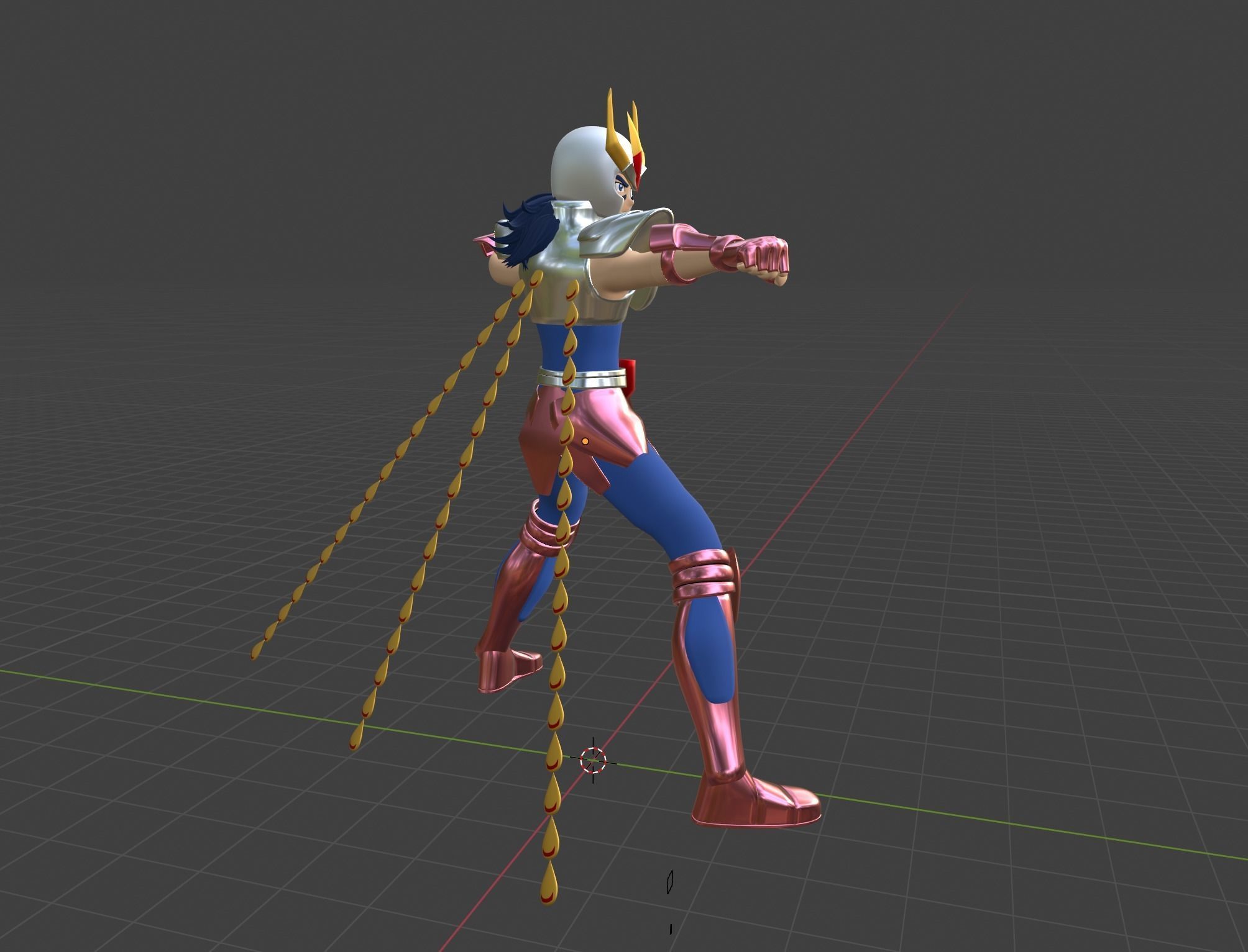 Phoenix Ikki - Saint Seiya 3D model_10
