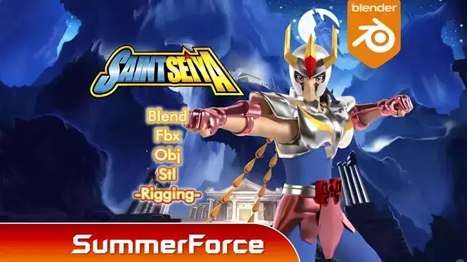 Phoenix Ikki - Saint Seiya 3D model