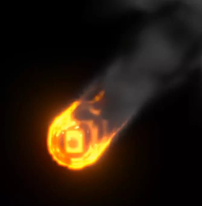 Meteor VFX 3D model_0