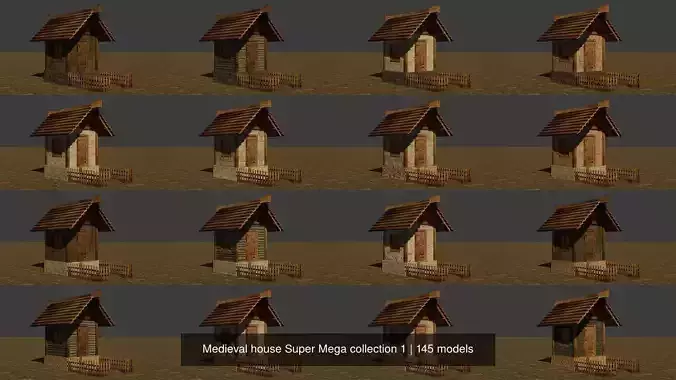 Medieval house Super Mega collection 1