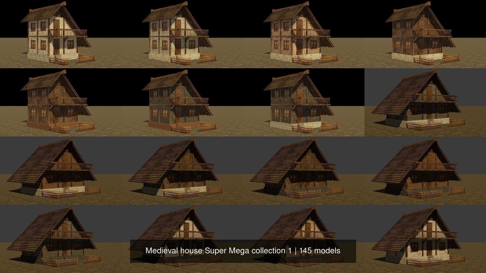 Medieval house Super Mega collection 1 _12
