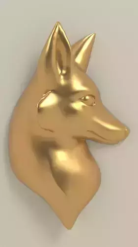 3d Fox face for 3d print