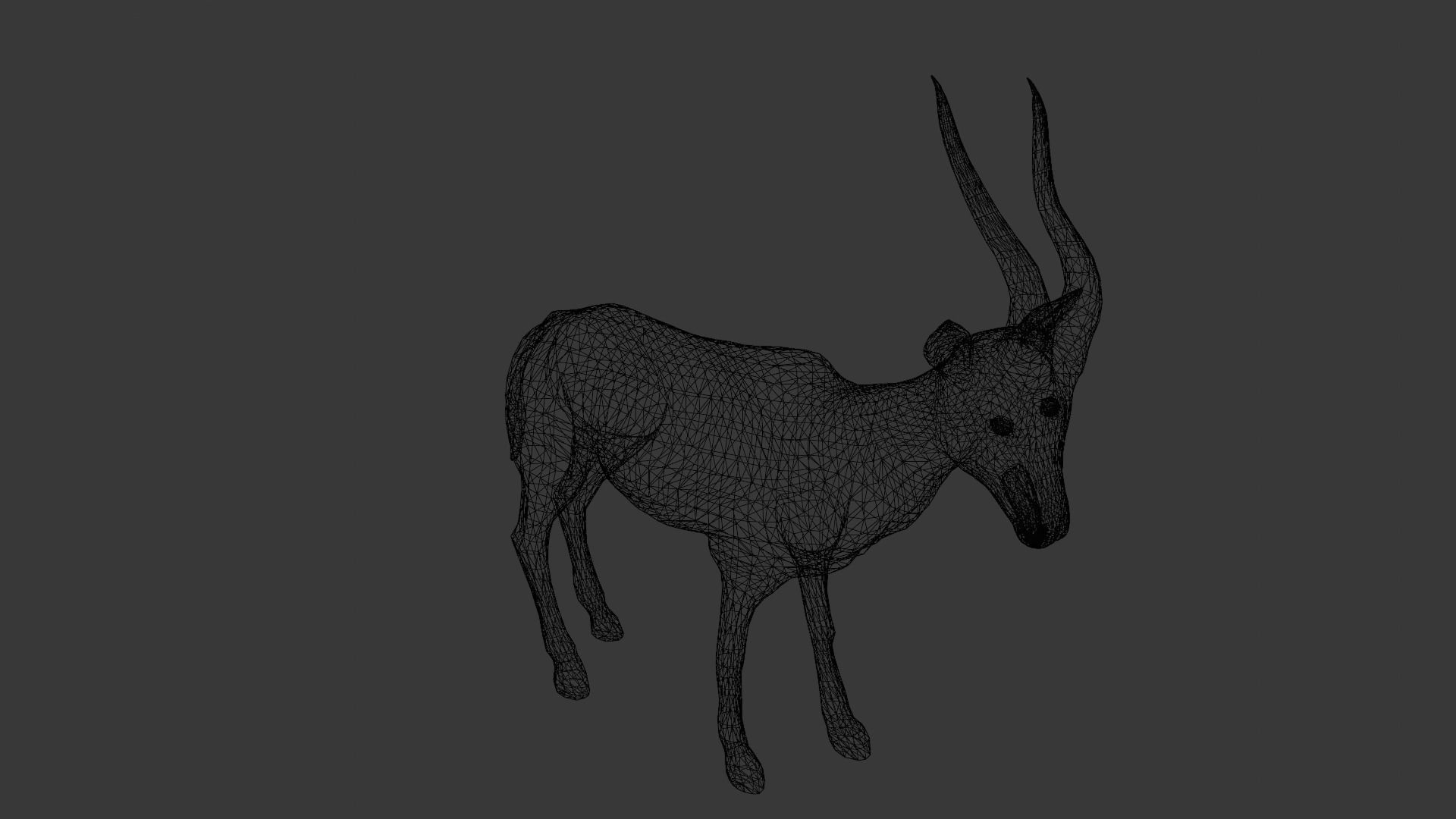 Goat Animated 3D Model  Low-poly 3D model_11