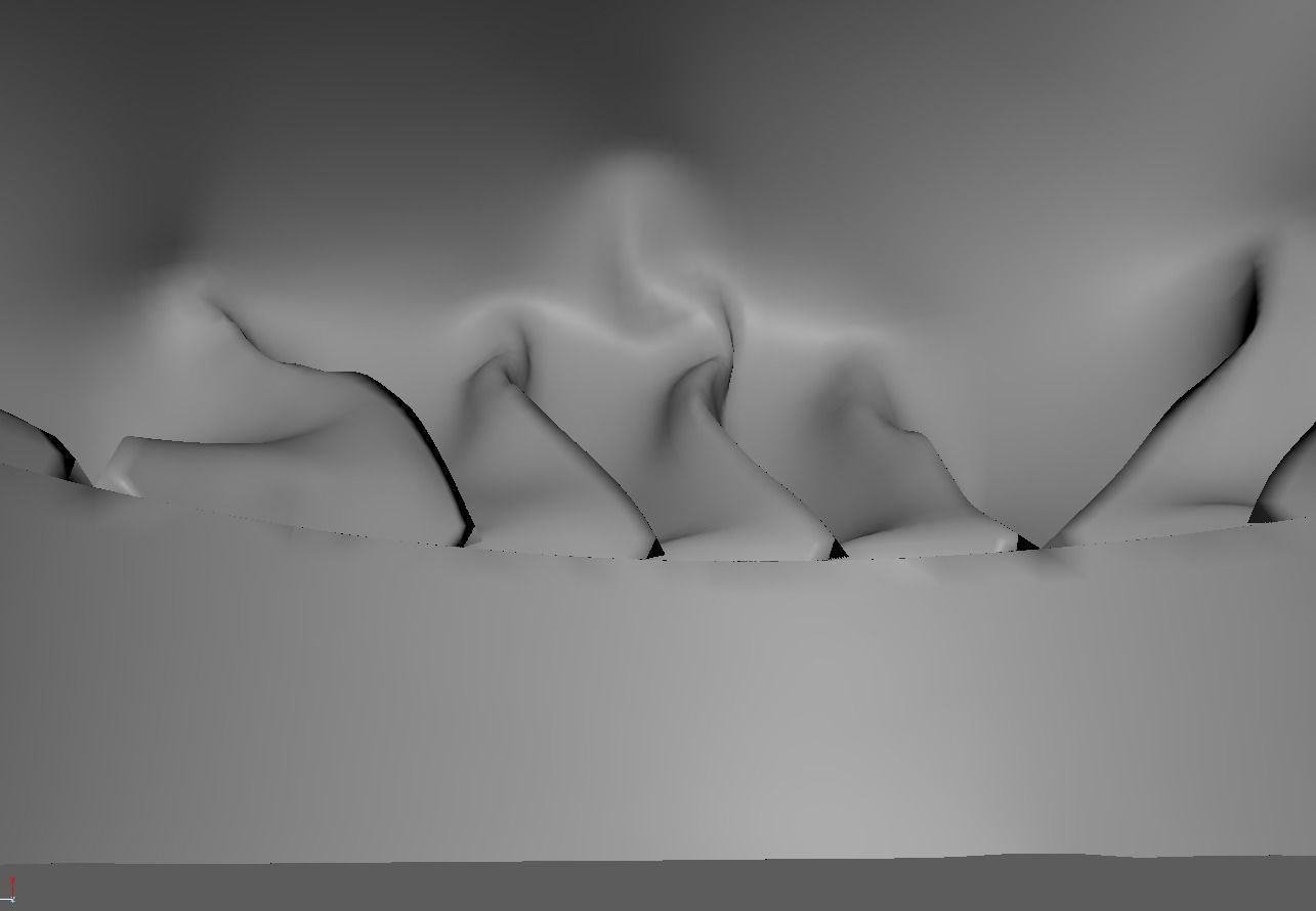 Chef Hat Mid-poly 3d model 3D model_18