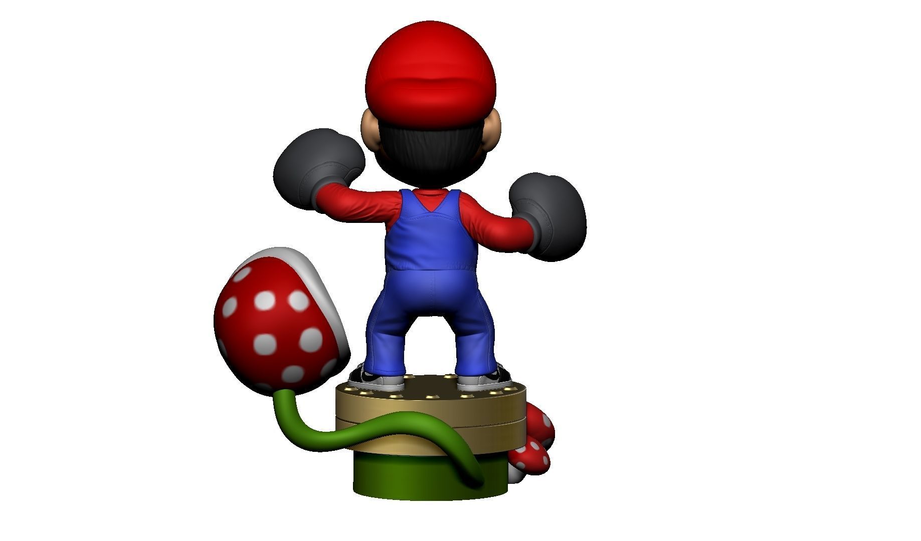 MARIO FOR 3D PRINTING STL super mario boxer 3D print model_10