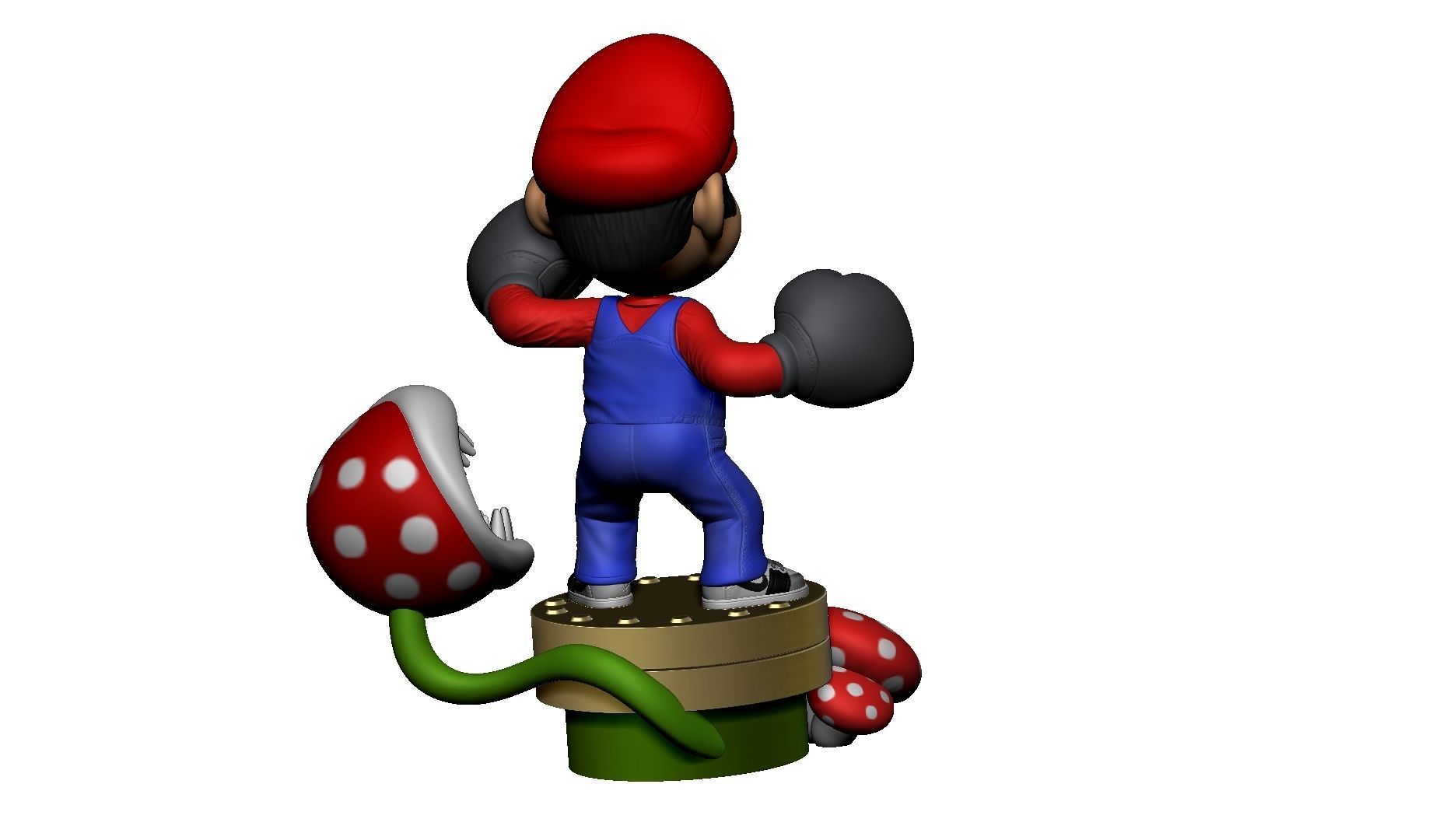 MARIO FOR 3D PRINTING STL super mario boxer 3D print model_11