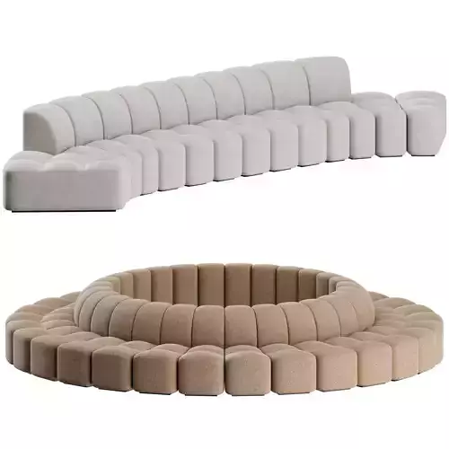 Array Modular Sofa Set 01 by MDF Italia