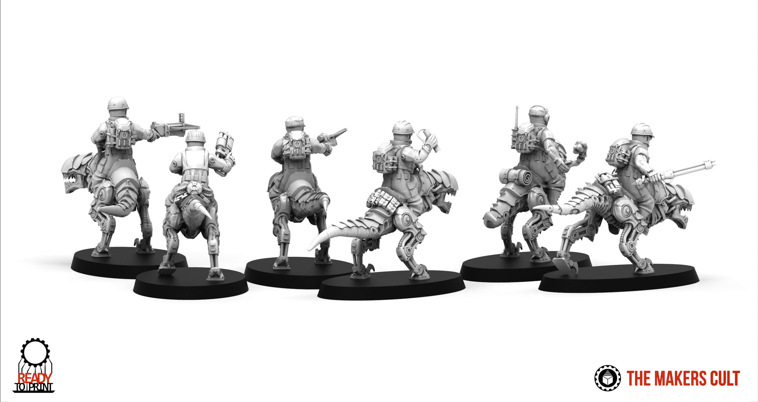 Ironblood - Mounted Rangers 3D print model_1