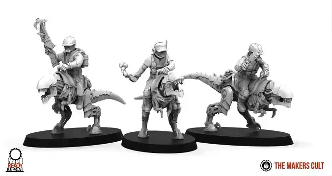 Ironblood - Mounted Rangers 3D print model