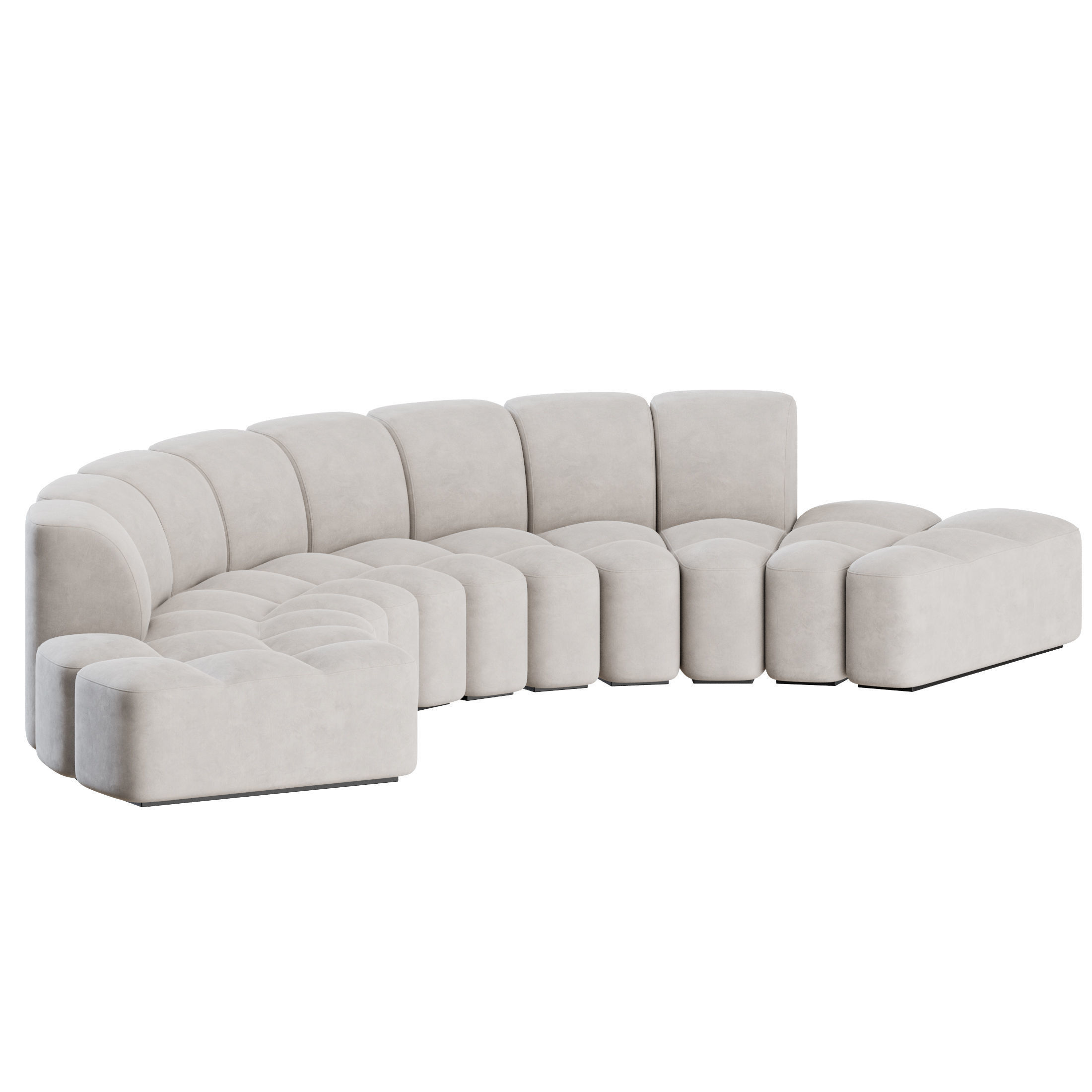 Array Modular Sofa Set 05 by MDF Italia 3D model_1