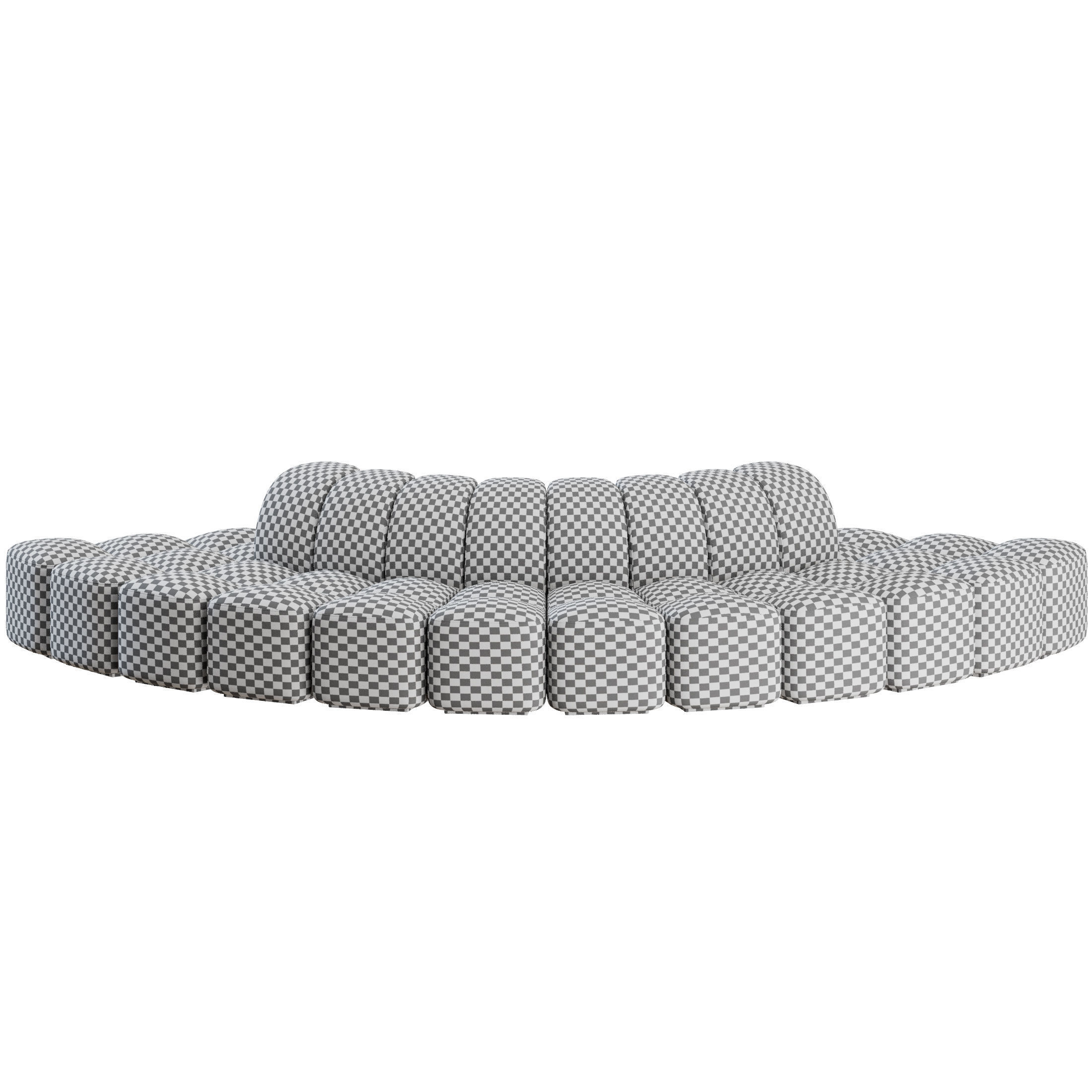 Array Modular Sofa Set 05 by MDF Italia 3D model_5